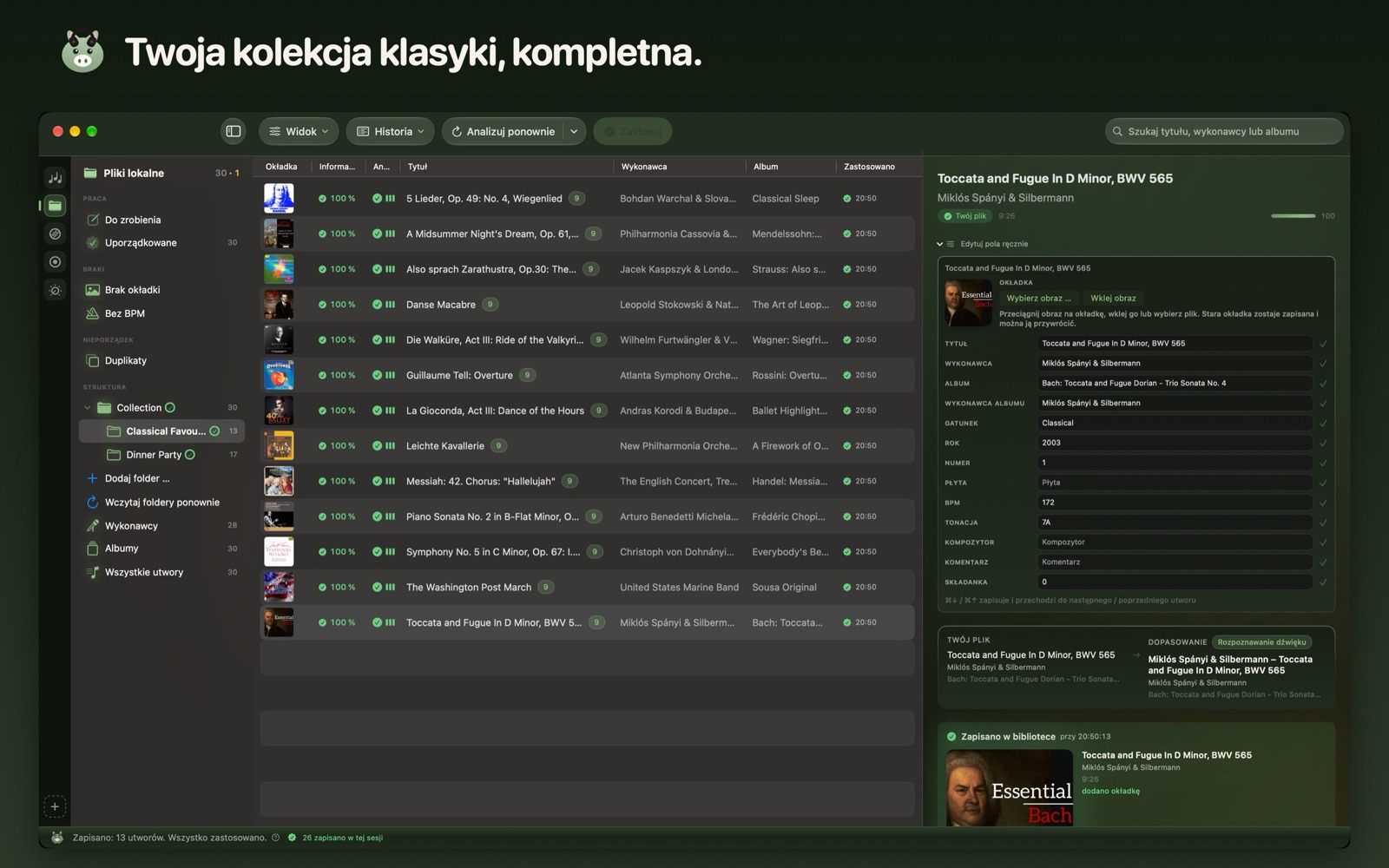Twoja kolekcja klasyki, kompletna.